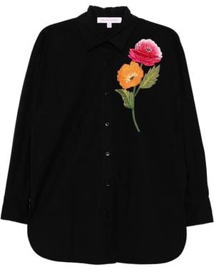 Carolina Herrera Annie Shirt - Black
