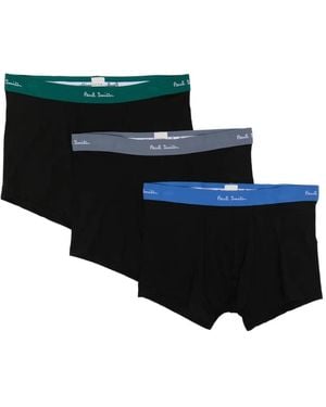 Paul Smith Shorts Mit Logo-Bund (3Er-Set) - Schwarz