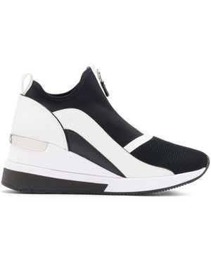 Michael Kors Spencer Wedge Trainers - White