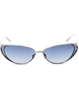 Christopher Esber Milla 96 Cat-Eye Sunglasses - Blue