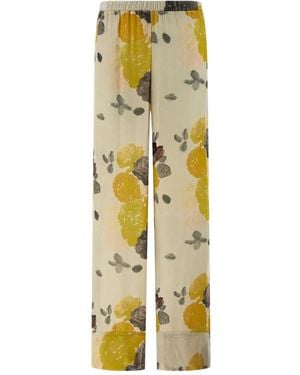 BERNADETTE Pantalon Élastiqué À Logo Imprimé Louis - Métallisé