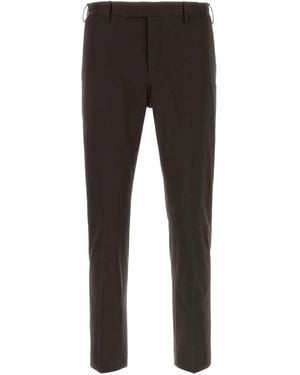 PT Torino Slim-Cut Trousers - Black