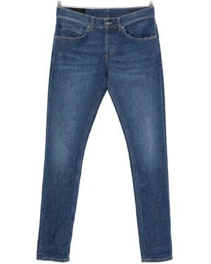Dondup Whiskered-Effect Jeans - Blue