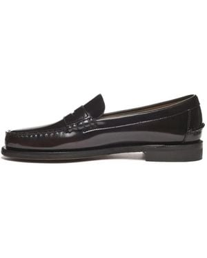 Sebago Classic Stitching Loafers - Black