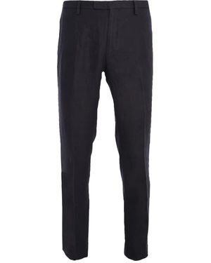 Boglioli Linen Trousers - Blue