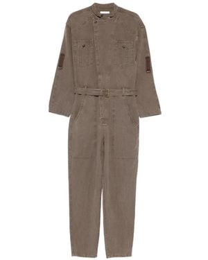 Isabel Marant Tuta Intera Nessime Con Cintura - Neutro