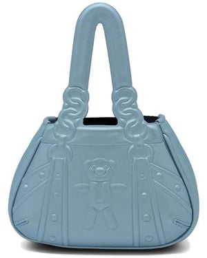 forBitches Bear Motif Mini Bag - Blue