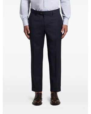 Peserico Wool Trousers - Blue