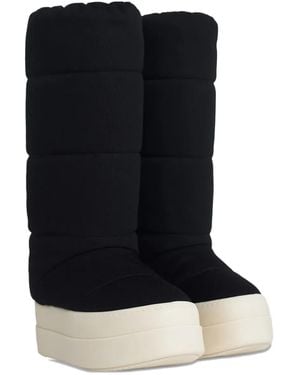 Rick Owens Mega Bumper /Milk" Boots - Black
