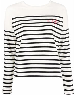 Maison Labiche Striped Organic Cotton Jumper - Multicolour