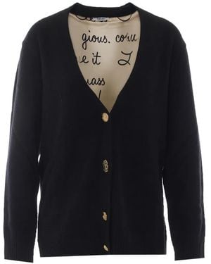 Liu Jo Pure Wool Cardigan - Black
