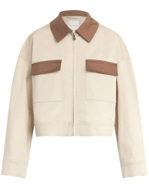 FAVORITE DAUGHTER Monica Paneled Jacket - Natural