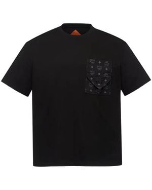 MCM Camiseta Con Estampado Visetos - Negro