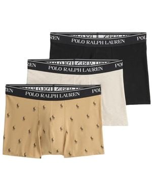 Polo Ralph Lauren Logo Boxers (Set Of Three) - Black