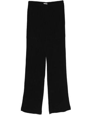 Issey Miyake Pantalones Hatching - Negro