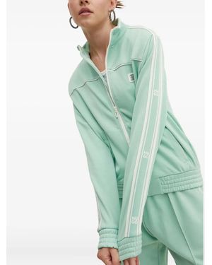 HUGO Sudadera a rayas con cremallera - Verde