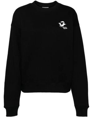 Maison Kitsuné エンブロイダリー スウェットシャツ - ブラック