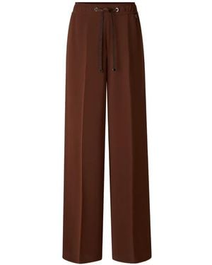 Bogner Enny Drawstring-Waist Trousers - Brown