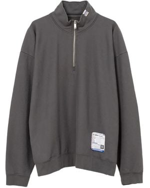 in・stru(men-tal) Half-Zip Pullover Sweatshirt - Gray