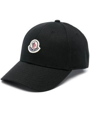 Moncler ロゴ キャップ - ブラック