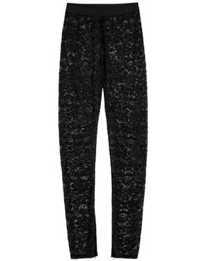 Vera Wang Frances Leggings Aus Spitze - Schwarz