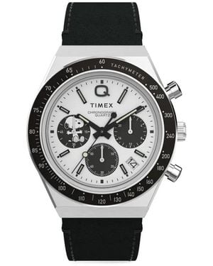 Timex X Peanuts Q Chronograph 40Mm - Black