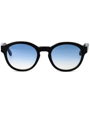 Calvin Klein Round-Frame Sunglasses - Blue