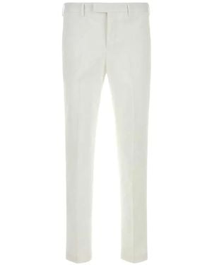 PT Torino Belt-Loop Trousers - White