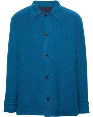 Gabriela Hearst Argus Reversible Shirt Jacket - Blue