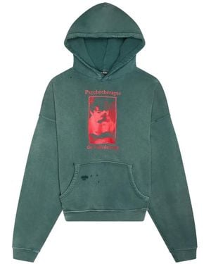 Enfants Riches Deprimes Psychothérapie De L'Adolescent Printed Hoodie - Green
