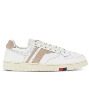 Pro Keds Sky Suede-Panelled Leather Trainers - White