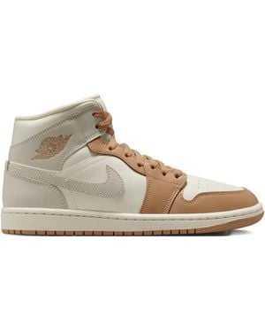 Nike Air 1 "Pale Ivory Hemp" High-Top Sneakers - Brown