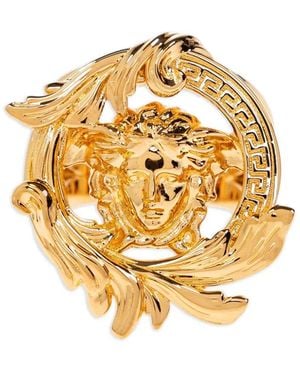 Versace Medusa Barocco Ring - Metallic