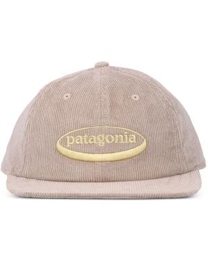 Patagonia Corduroy Embroidered-Logo Cap - Grey