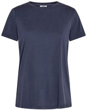 Minimum Rynah T-Shirt Met Ronde Hals - Blauw