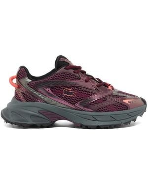 Lacoste L003 Neo Shot Lace-Up Sneakers - Purple