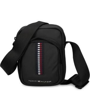 Tommy Hilfiger Corp メッセンジャーバッグ - ブラック