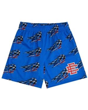 Eric Emanuel Matty Boy Graphic-Print Shorts - Blue