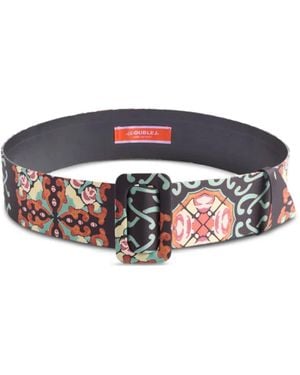 La DoubleJ Patterned Belt - Black