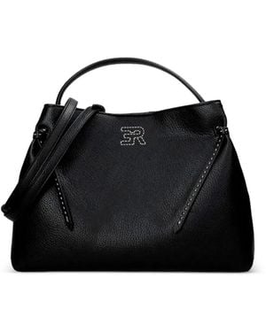 Ermanno Scervino Logo-Print Tote Bag - Black