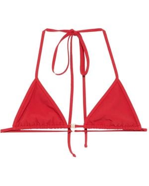 Kiki de Montparnasse Coeur Bikini Top - Red
