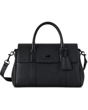 Mulberry Bayswater Leather Tote Bag - Black