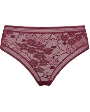 Eres Floral-Lace Tanga - Purple