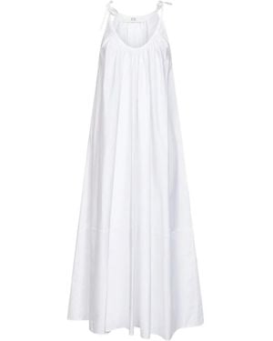 Co. Tie-Fastening Maxi Dress - White