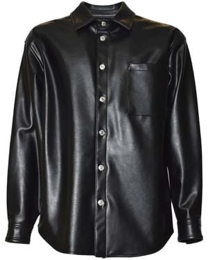 MSGM Buttoned Pocket-Detail Shirt - Black