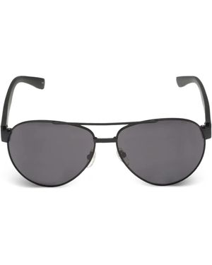 Lacoste Double-Bridge Pilot-Frame Sunglasses - Grey