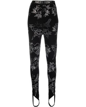 Philipp Plein Leggings - Black