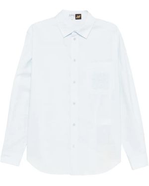 Loewe X Paula's Ibiza Anagram-Embroidered Shirt - White