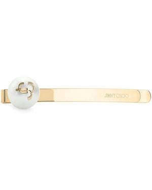 Jimmy Choo Hair Slide - White