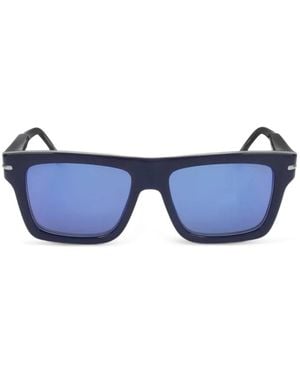Carrera Gafas De Sol Con Montura Rectangular - Azul